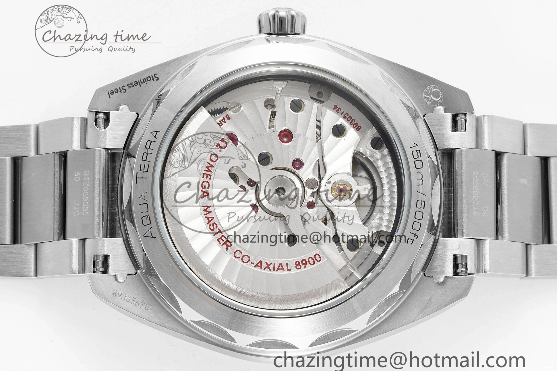 1227 MultiPurpose Aqua Terra 150M SS JQK 1:1 Best Edition Black Dial SS Hand on SS Bracelet A 7833